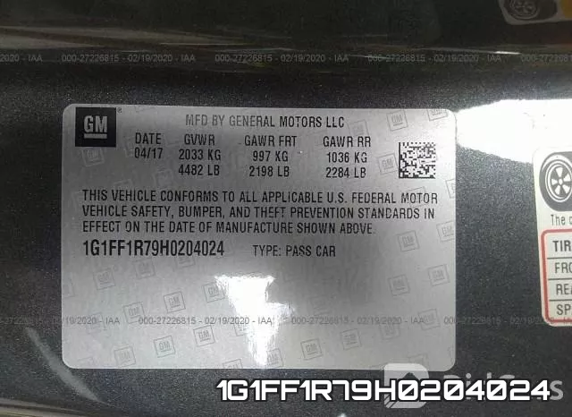 1G1FF1R79H0204024 фото 10