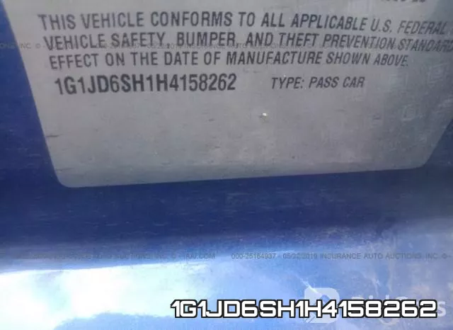 1G1JD6SH1H4158262 фото 10