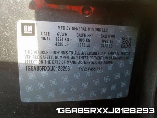 1G6AB5RXXJ0128293 фото 2
