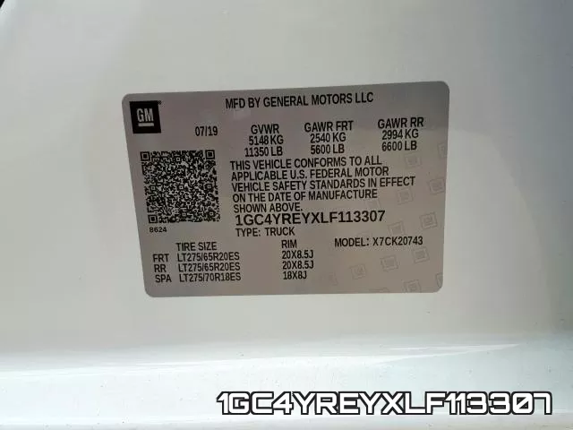 1GC4YREYXLF113307 фото 2