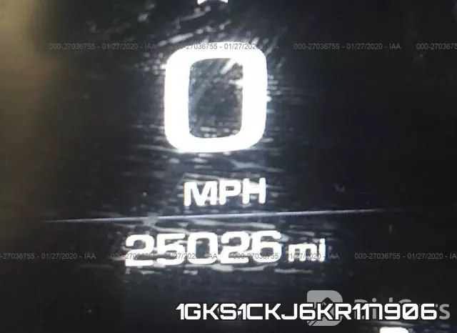 1GKS1CKJ6KR117906 фото 8