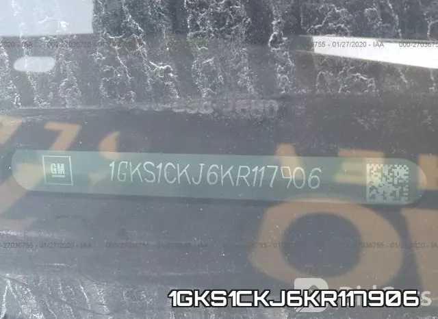 1GKS1CKJ6KR117906 фото 10