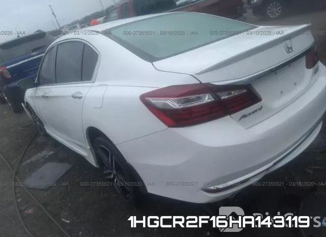 1HGCR2F16HA143119 фото 4