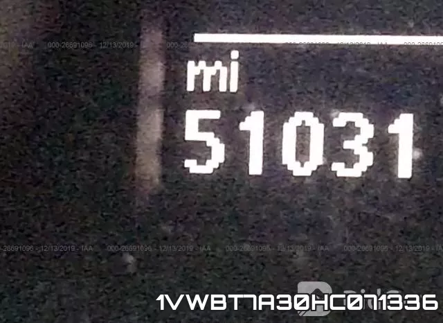 1VWBT7A30HC071336 фото 8