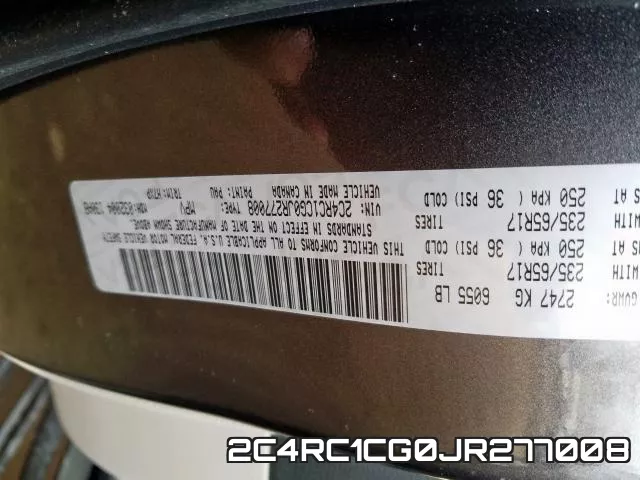 2C4RC1CG0JR277008 фото 2