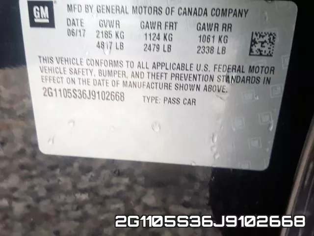 2G1105S36J9102668 фото 2