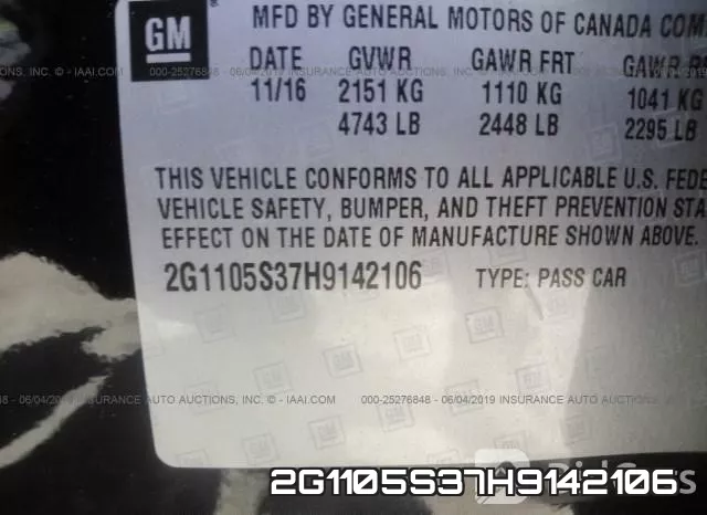 2G1105S37H9142106 фото 8
