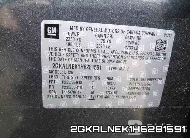 2GKALNEK1H6281591 фото 10