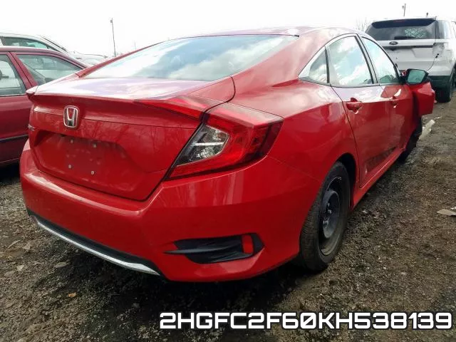 2HGFC2F60KH538139 фото 5