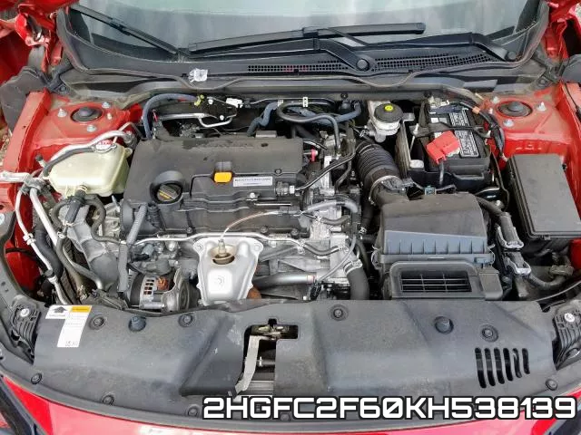 2HGFC2F60KH538139 фото 8