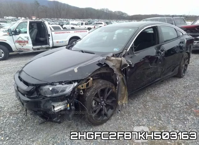 2HGFC2F87KH503163 фото 3
