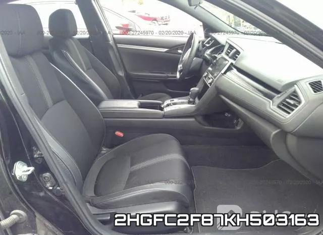 2HGFC2F87KH503163 фото 6