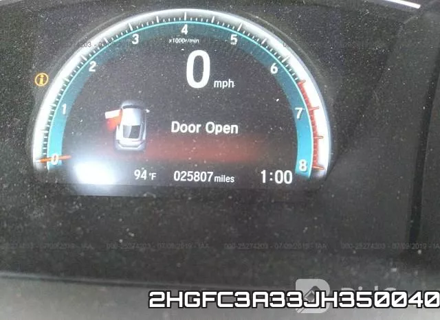 2HGFC3A33JH350040 фото 8