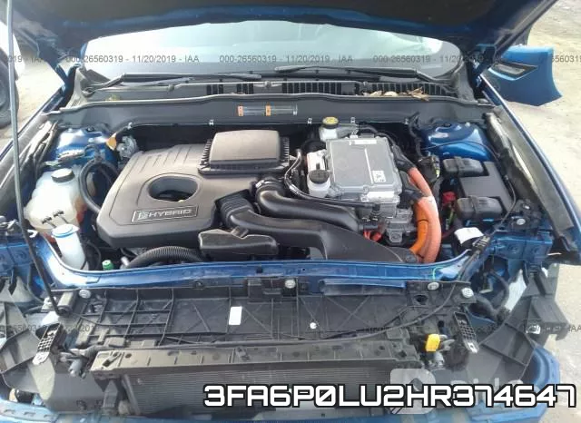 3FA6P0LU2HR374647 фото 2