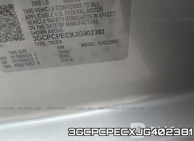 3GCPCPECXJG402381 фото 10