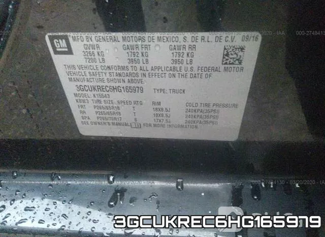 3GCUKREC6HG165979 фото 10