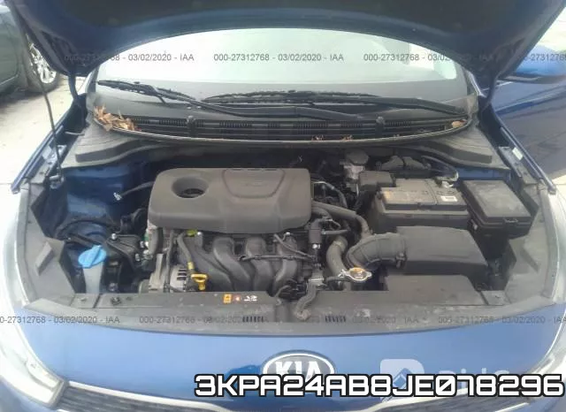 3KPA24AB8JE078296 фото 2