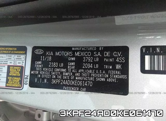 3KPF24AD0KE061470 фото 10