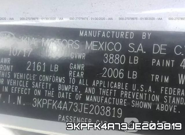 3KPFK4A73JE203819 фото 6