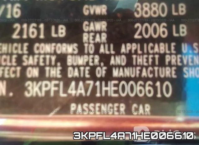 3KPFL4A71HE006610 фото 10