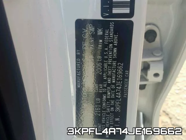 3KPFL4A74JE169662 фото 2