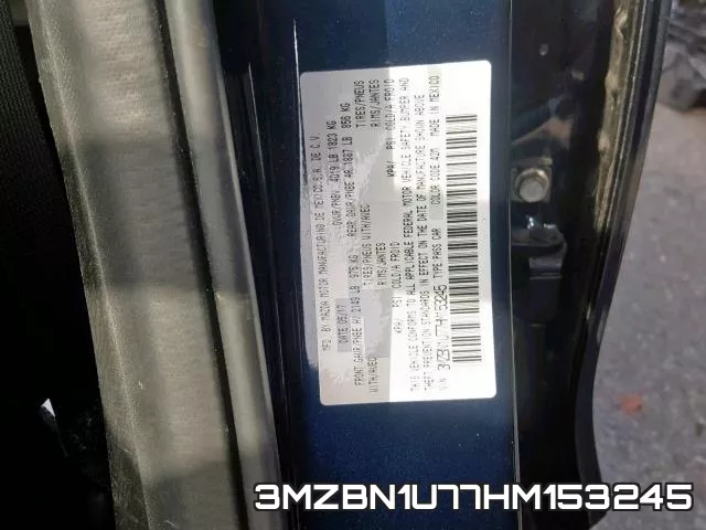 3MZBN1U77HM153245 фото 2