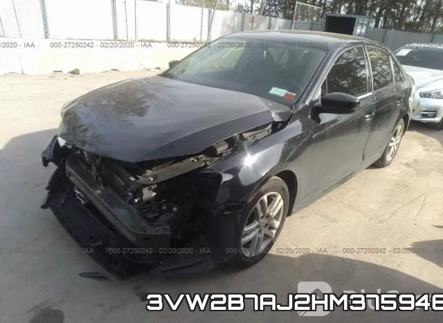 3VW2B7AJ2HM375946 фото 2