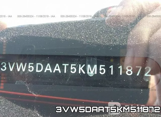 3VW5DAAT5KM511872 фото 10