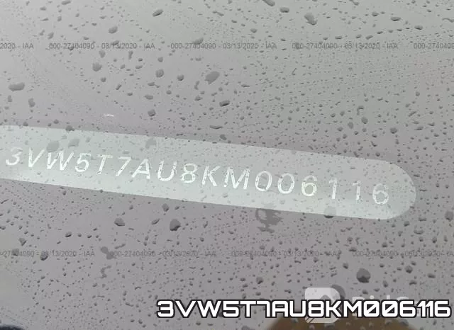 3VW5T7AU8KM006116 фото 10