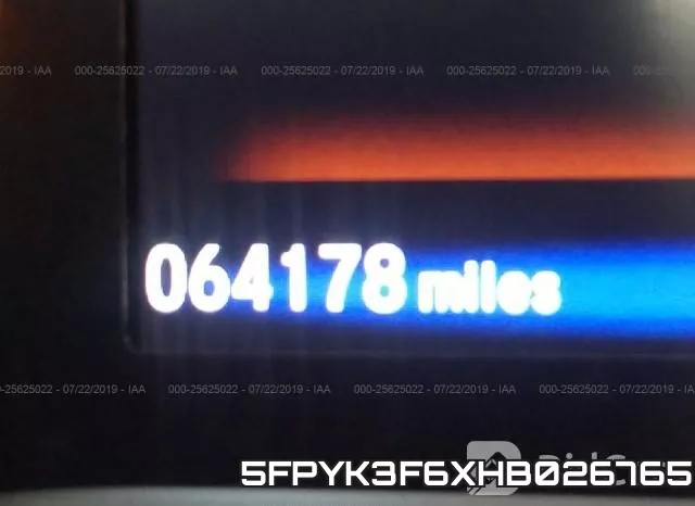 5FPYK3F6XHB026765 фото 8