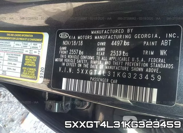 5XXGT4L31KG323459 фото 10