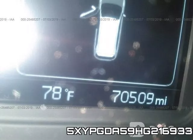 5XYPGDA59HG216933 фото 8