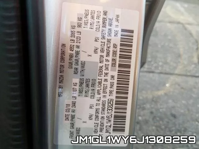 JM1GL1WY6J1308259 фото 2