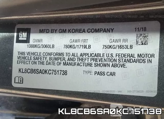 KL8CB6SA0KC751738 фото 10