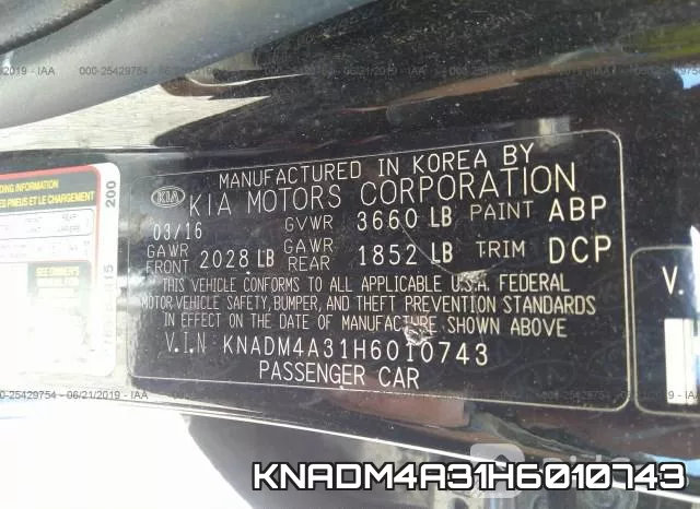KNADM4A31H6010743 фото 7