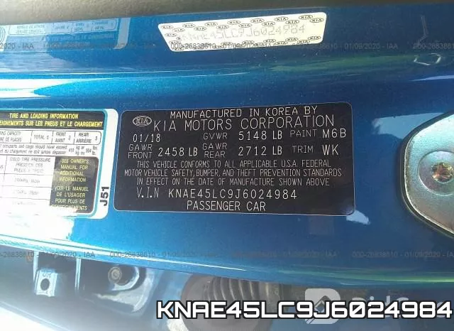 KNAE45LC9J6024984 фото 10
