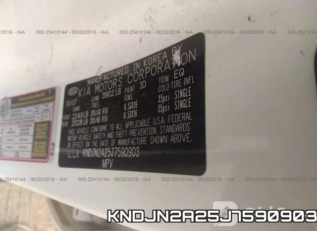 KNDJN2A25J7590903 фото 7