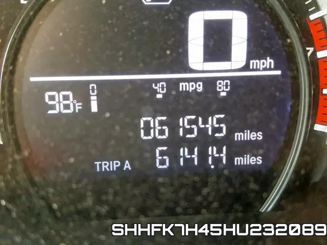 SHHFK7H45HU232089 фото 9