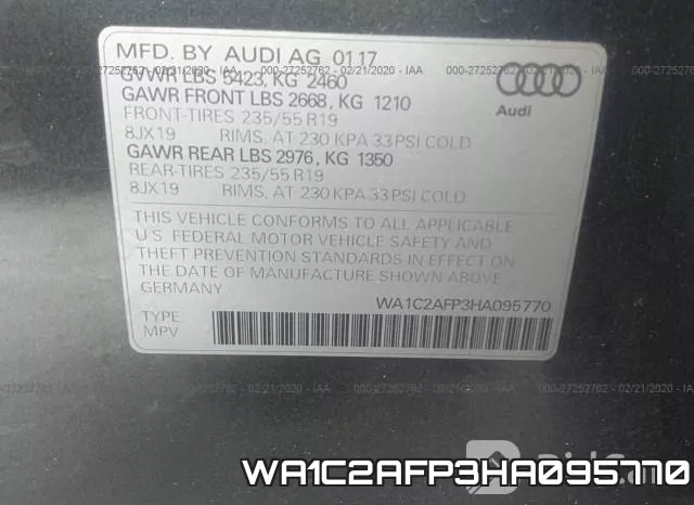 WA1C2AFP3HA095770 фото 10