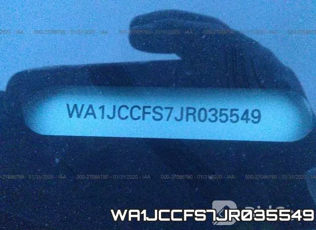 WA1JCCFS7JR035549 фото 8