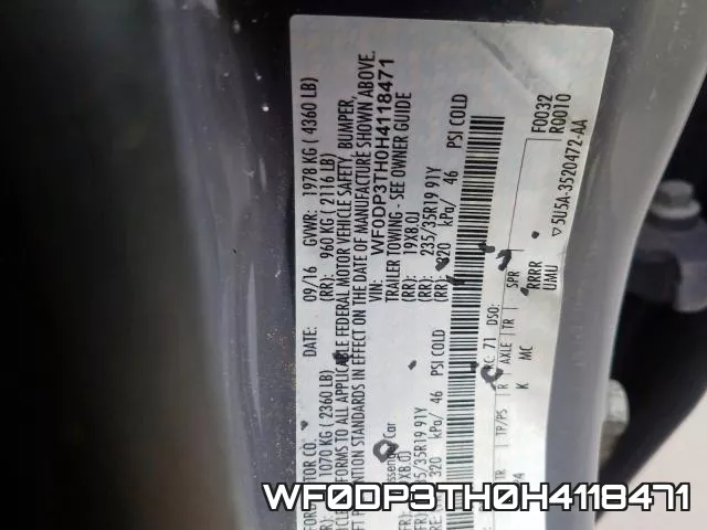 WF0DP3TH0H4118471 фото 2