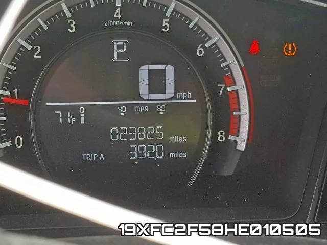 19XFC2F58HE010505 фото 9