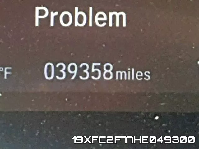 19XFC2F77HE049300 фото 9