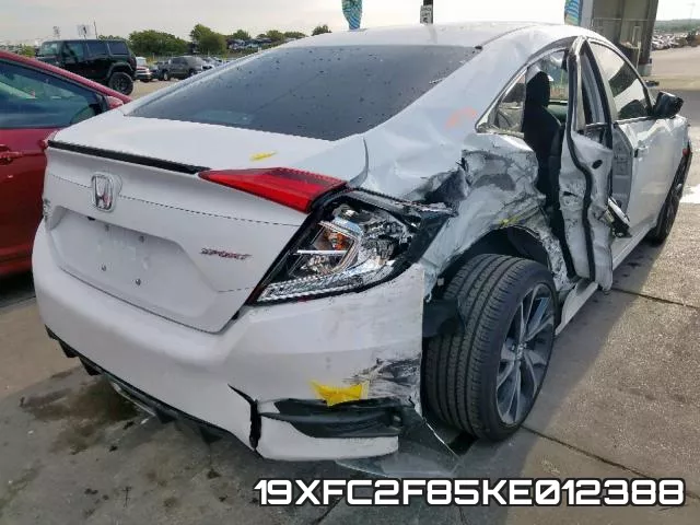 19XFC2F85KE012388 фото 5