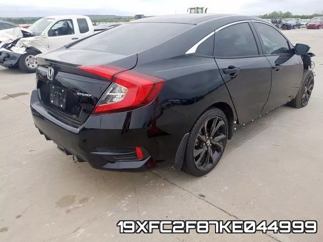 19XFC2F87KE044999 фото 5