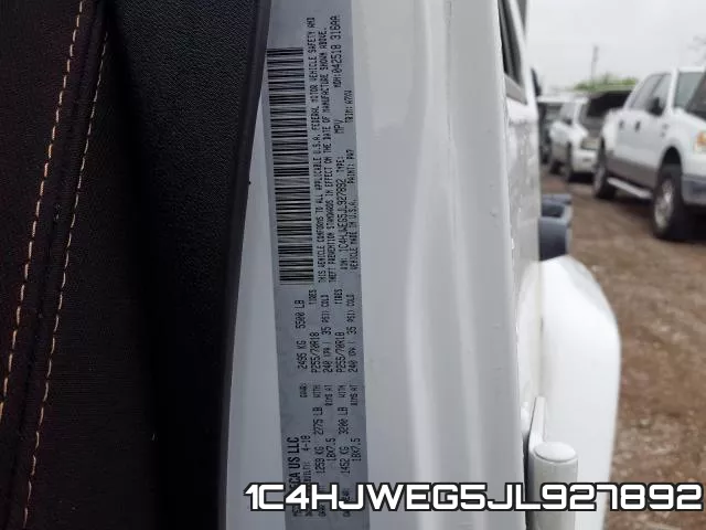 1C4HJWEG5JL927892 фото 2