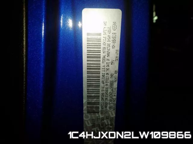 1C4HJXDN2LW109866 фото 2