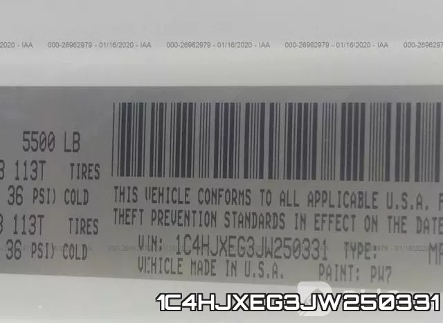 1C4HJXEG3JW250331 фото 10