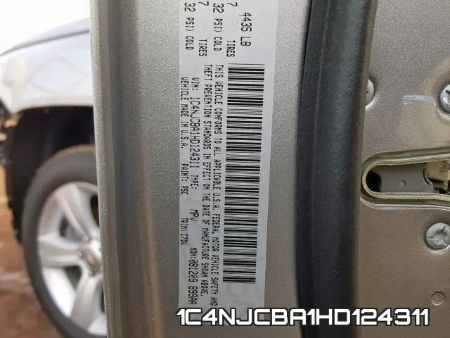 1C4NJCBA1HD124311 фото 2