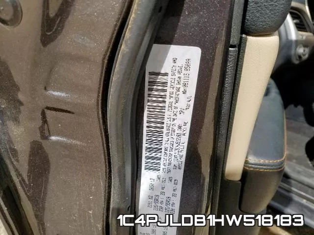 1C4PJLDB1HW518183 фото 2
